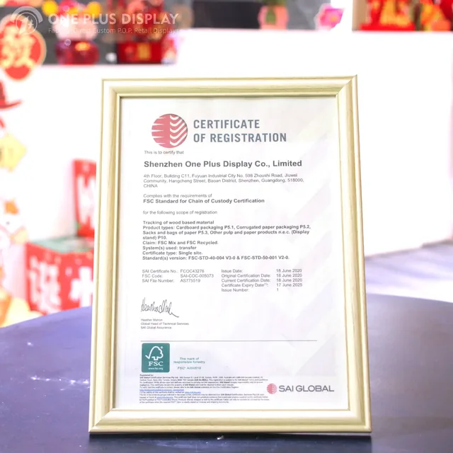 FSC Chain of Custody certificate FCOC43276