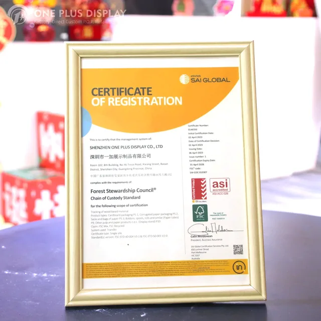 FSC Chain of Custody certification