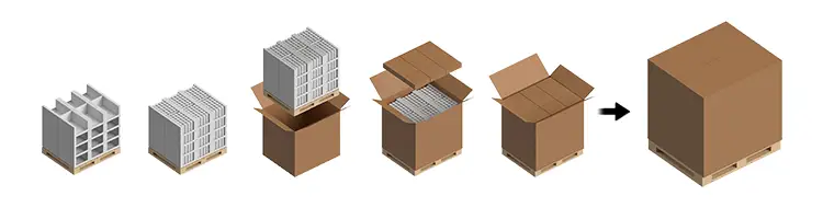 Ships flat, displays instantly illustration