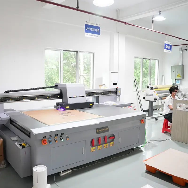 Close-up of production equipment and craftsmanship at Yijia Display