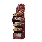 Chocolate gift floor display stand