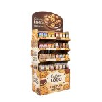 Custom corrugated cardboard display stand